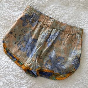BDG Floral Print Casual Shorts